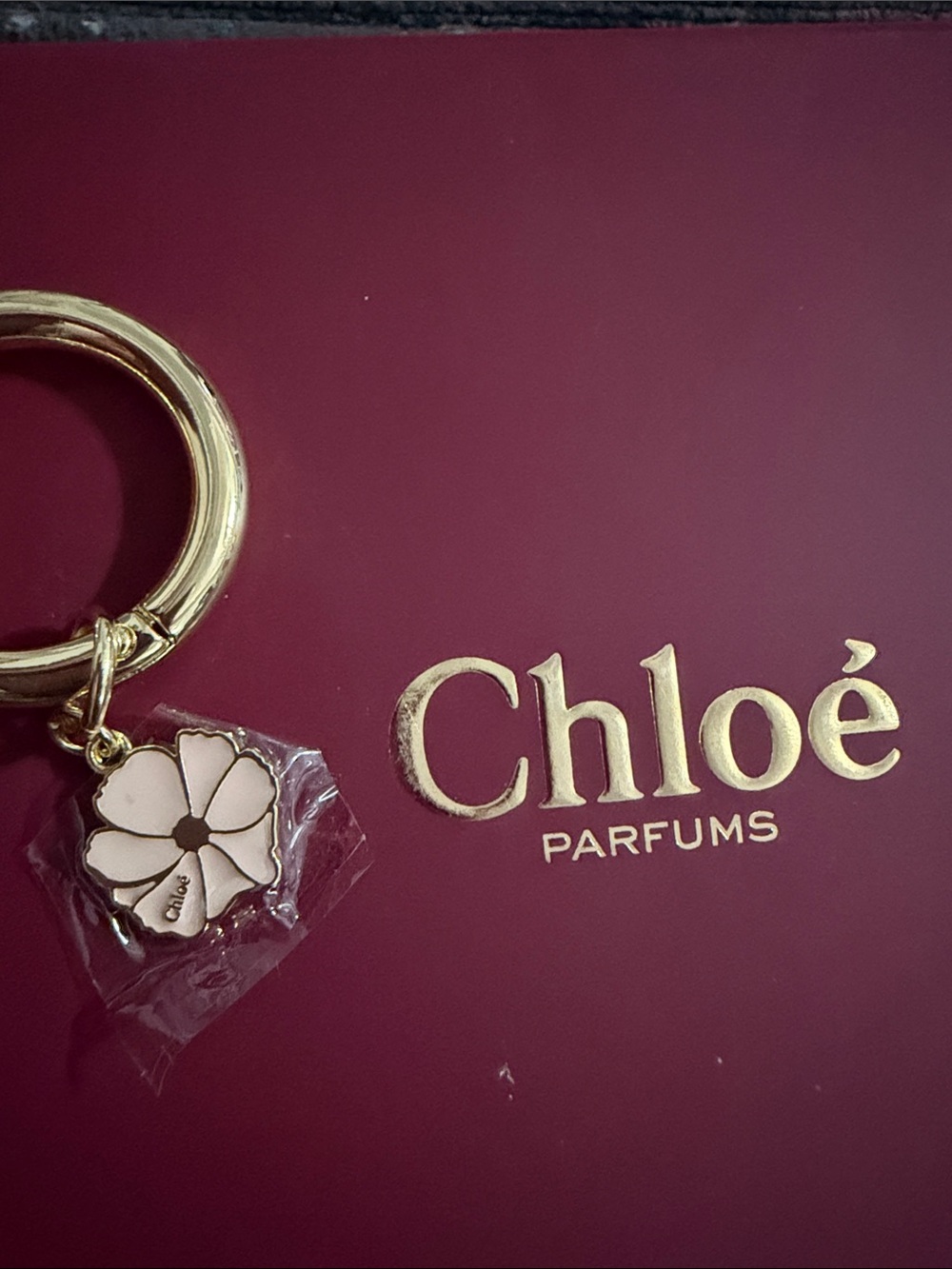 Chloé GWP Charm Keychain – 4 Charms + Ribbon - Picture 2 of 5